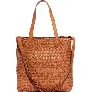 NWOT Madewell Medium Transport Woven Leather